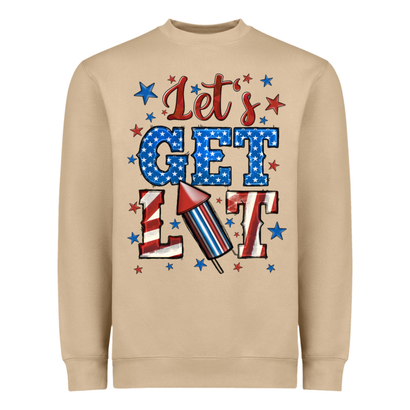 Let's Get Lit Heavyweight Sweatshirt by BundleAndBundleShop | Teevron