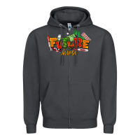 Smoke future nurse juneteenth Zipper Hoodie - NancyCooperArtShop