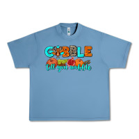 Pebble Blue gobble till you wobble Urban Heavy Tee - AdoDesignShop