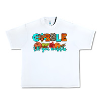 White gobble till you wobble Urban Heavy Tee - AdoDesignShop