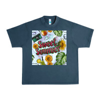 Midnight Navy sweet summer seamless pattern Urban Heavy Tee - BundleAndBundleShop