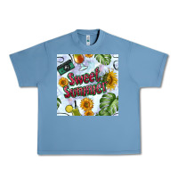 Pebble Blue sweet summer seamless pattern Urban Heavy Tee - BundleAndBundleShop