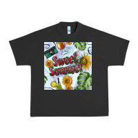 Pigment Black sweet summer seamless pattern Urban Heavy Tee - BundleAndBundleShop