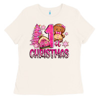 Bone 1st christmas gingerbread girl Ladies Tee - Zillion Design Studio