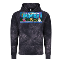 Cloud Black winter vibes license plate Vintage Hoodie - BundleAndBundleShop