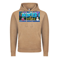 Vintage Coffee winter vibes license plate Vintage Hoodie - BundleAndBundleShop