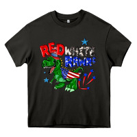 Asphalt red white rawr billie wilder Heavy Core Tee - texasbilliewilder