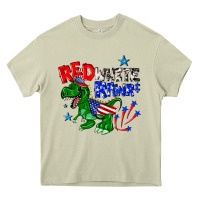 Mossy red white rawr billie wilder Heavy Core Tee - texasbilliewilder