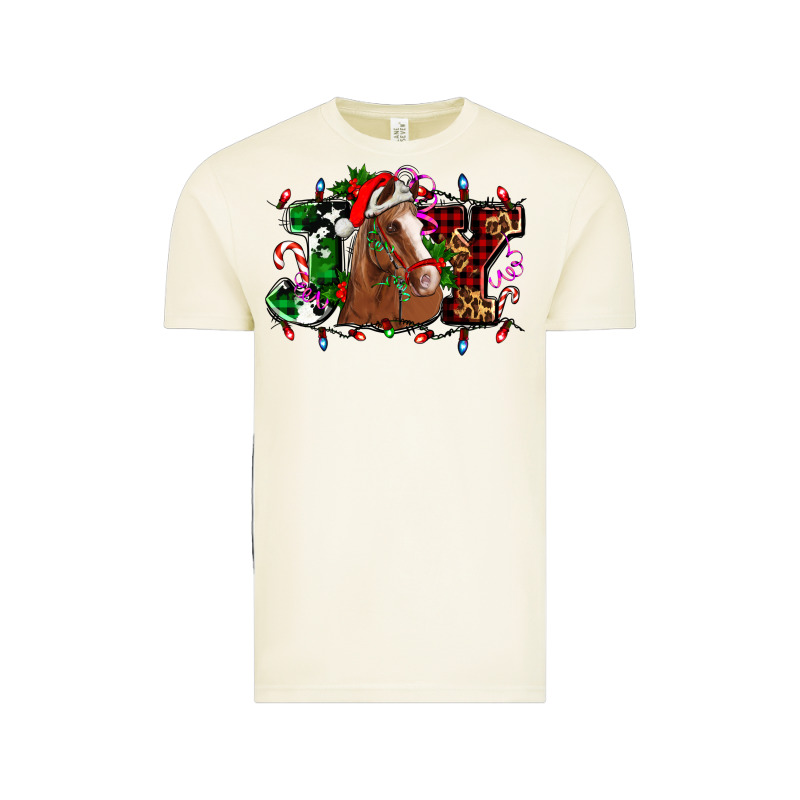 Joy And Horse Christmas Vintage Tee by AdoDesignShop | Teevron