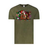 Vintage Olive joy and horse Christmas Vintage Tee - AdoDesignShop