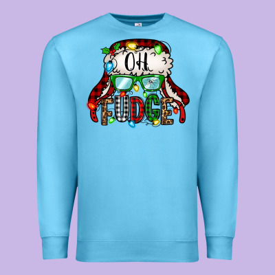 Oh Fudge Christmas Story Premium Sweatshirt Designed By Jasminsmagicworld