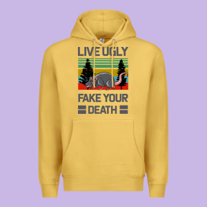 Lıve Ugly Fake Your Death Premium Hoodie Designed By Bettercallsaul