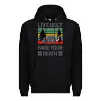 Black Lıve Ugly Fake Your Death Premium Hoodie - Bettercallsaul