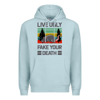 Blue Mist Lıve Ugly Fake Your Death Premium Hoodie - Bettercallsaul