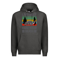 Charcoal Heather Lıve Ugly Fake Your Death Premium Hoodie - Bettercallsaul