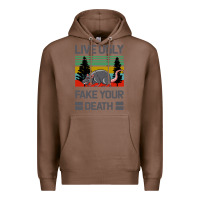 Chestnut Lıve Ugly Fake Your Death Premium Hoodie - Bettercallsaul