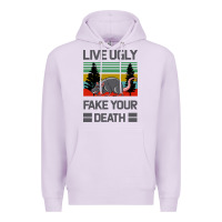Lilac Lıve Ugly Fake Your Death Premium Hoodie - Bettercallsaul
