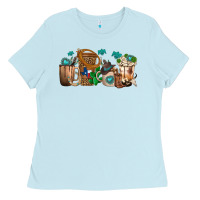 Baby Blue western coffee cups Ladies Tee - texasbilliewilder