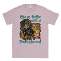 Lilac life is better with a dachshund Classic Tee - BarkalooDesign