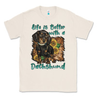 Natural life is better with a dachshund Classic Tee - BarkalooDesign