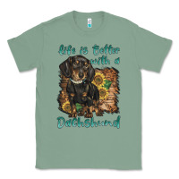 Sage life is better with a dachshund Classic Tee - BarkalooDesign