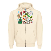 Sandshell nurse christmas Zipper Hoodie - MaliasSmallBusiness