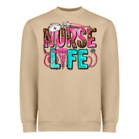 Mushroom nurse life Heavyweight Sweatshirt - AdoDesignShop