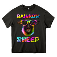 Asphalt rainbow sheep suffolk sheep Heavy Core Tee - Artiststas