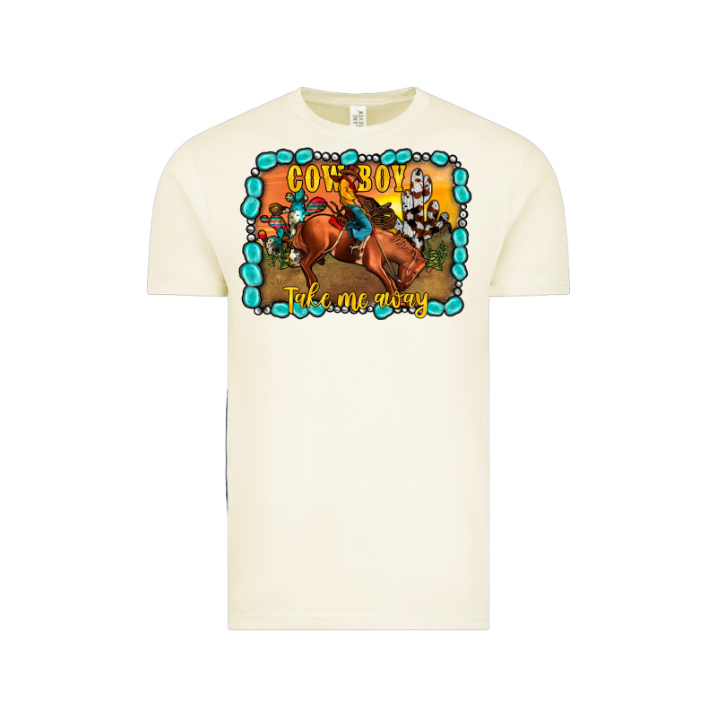 Cowboy Take Me Away Vintage Tee by JahusDesignShop | Teevron