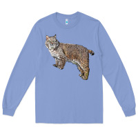 Colony Blue Bobcat Long Sleeve Tee - LillyAllenDesigns
