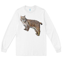 White Bobcat Long Sleeve Tee - LillyAllenDesigns