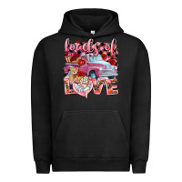 Pigment Black Loads of love Valentine's Day truck Urban Hoodie - HowdyJamesFarm