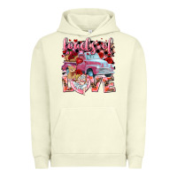 Pigment Pistachio Loads of love Valentine's Day truck Urban Hoodie - HowdyJamesFarm