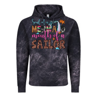 Cloud Black soul of a mermaid mouth of a sailor Vintage Hoodie - JahusDesignShop