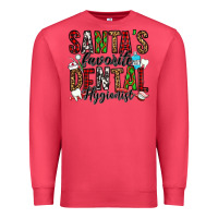 Cardinal santa's favorite dental hygienist Premium Sweatshirt - Jasminsmagicworld