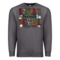 Charcoal Heather santa's favorite dental hygienist Premium Sweatshirt - Jasminsmagicworld