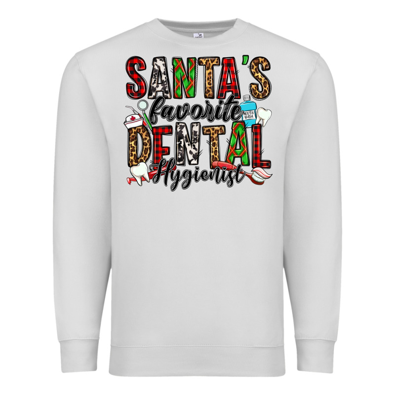 Santa's Favorite Dental Hygienist Premium Sweatshirt by Jasminsmagicworld | Teevron