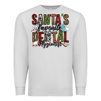Dove Grey santa's favorite dental hygienist Premium Sweatshirt - Jasminsmagicworld