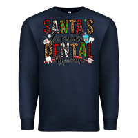 Navy santa's favorite dental hygienist Premium Sweatshirt - Jasminsmagicworld