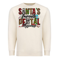 Sandshell santa's favorite dental hygienist Premium Sweatshirt - Jasminsmagicworld
