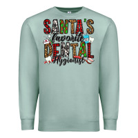 Seafoam santa's favorite dental hygienist Premium Sweatshirt - Jasminsmagicworld