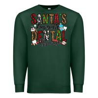 Sports Green santa's favorite dental hygienist Premium Sweatshirt - Jasminsmagicworld