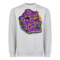 Heather Grey bad witch vibes Heavyweight Sweatshirt - JahusDesignShop