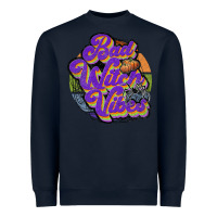 Navy bad witch vibes Heavyweight Sweatshirt - JahusDesignShop