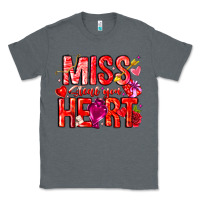 Charcoal Heather Mis Steal Your Heart Classic Tee - CowhideDigitalArt