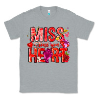 Heather Grey Mis Steal Your Heart Classic Tee - CowhideDigitalArt