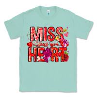 Seafoam Mis Steal Your Heart Classic Tee - CowhideDigitalArt