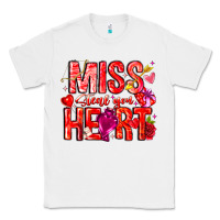 White Mis Steal Your Heart Classic Tee - CowhideDigitalArt