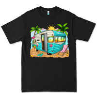 Black summer caravan Premium Tee - texasbilliewilder
