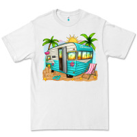 White summer caravan Premium Tee - texasbilliewilder